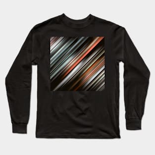 Geometric Stripes with Layers Long Sleeve T-Shirt